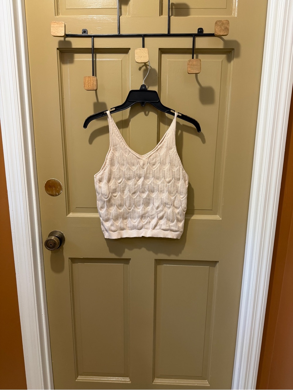 Adorable cottagecore knit sweater tank top